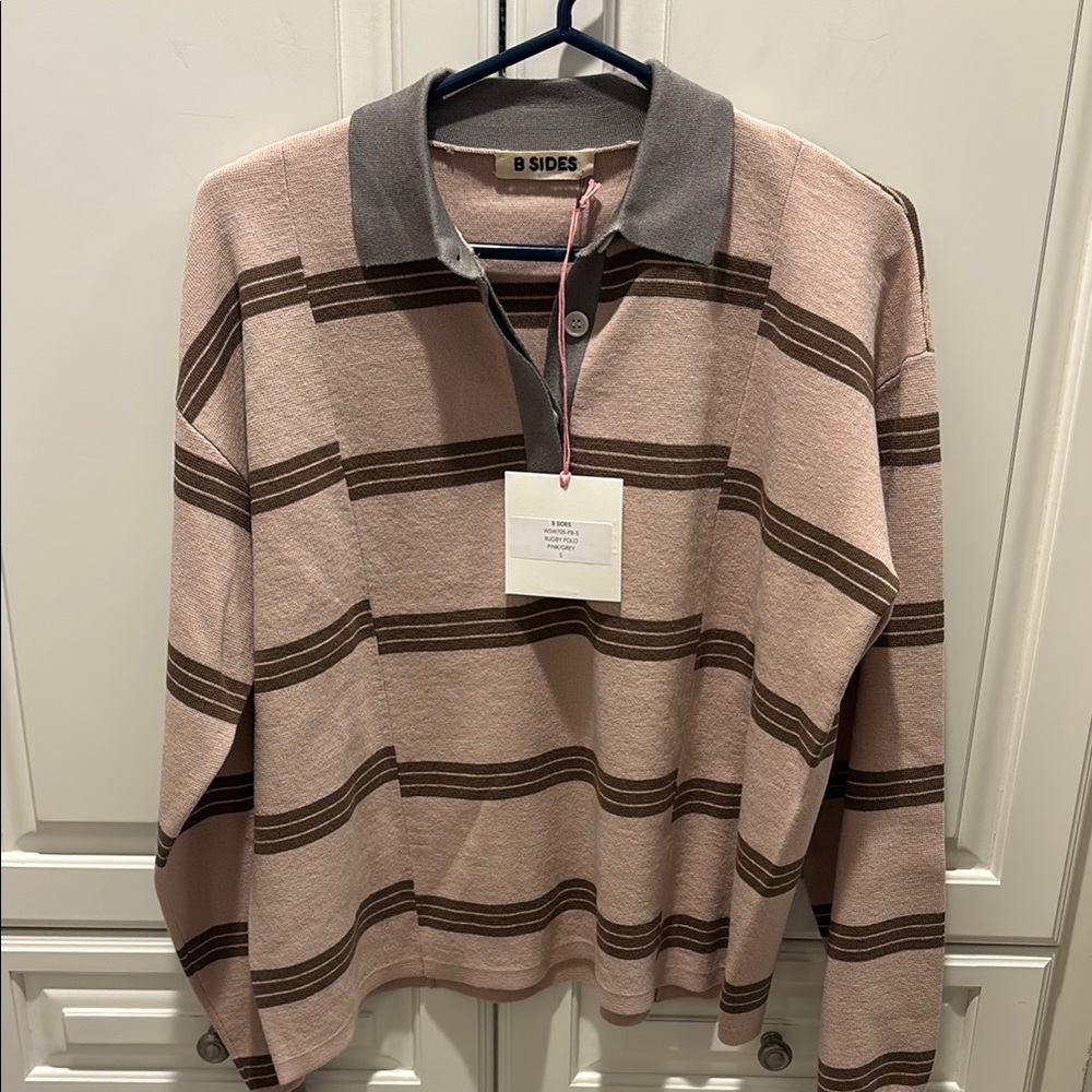 B Sides rugby polo NWT